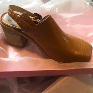 Intentionally blank Honcho Slingback Heeled Clogs